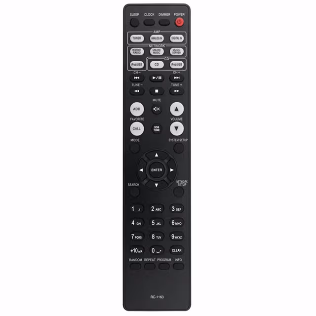Fjernkontroll erstatning RC-1163 For DENON AV Receiver