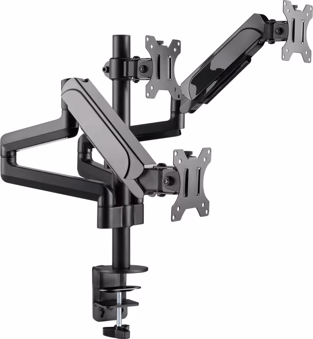 Essentials Triple Spring skjermarm (sort)