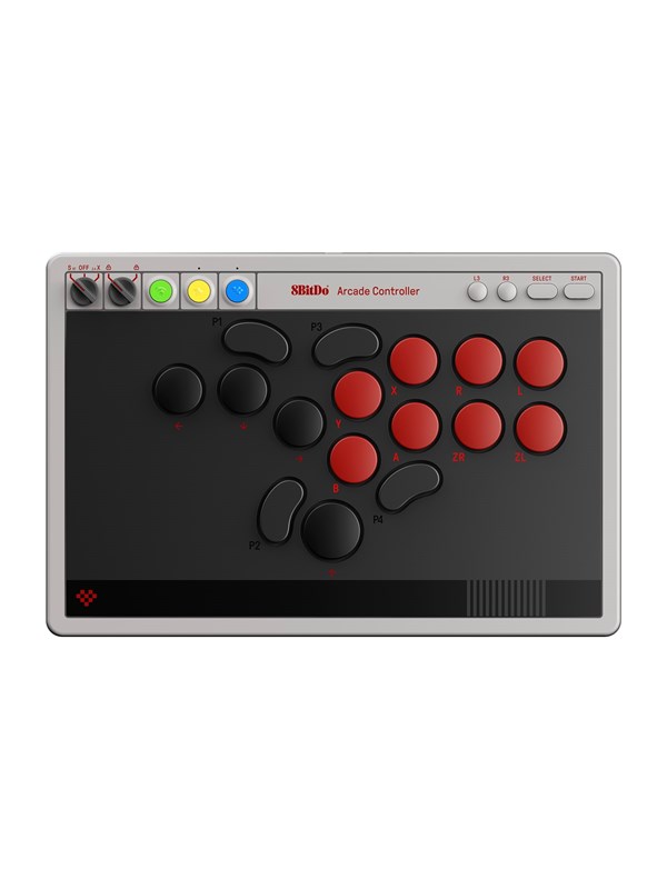 8BitDo Arcade - Switch 1 & 2 - PC - Trådløs arkadestikke - Wireless Arcade stick - Nintendo Switch