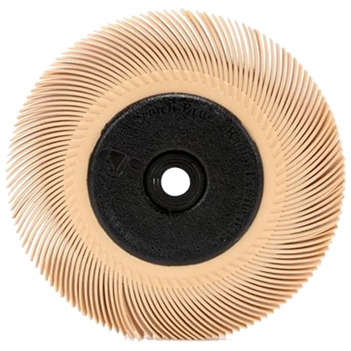 Bristle radialbørste BB-ZB type C 6µ orange150 mm