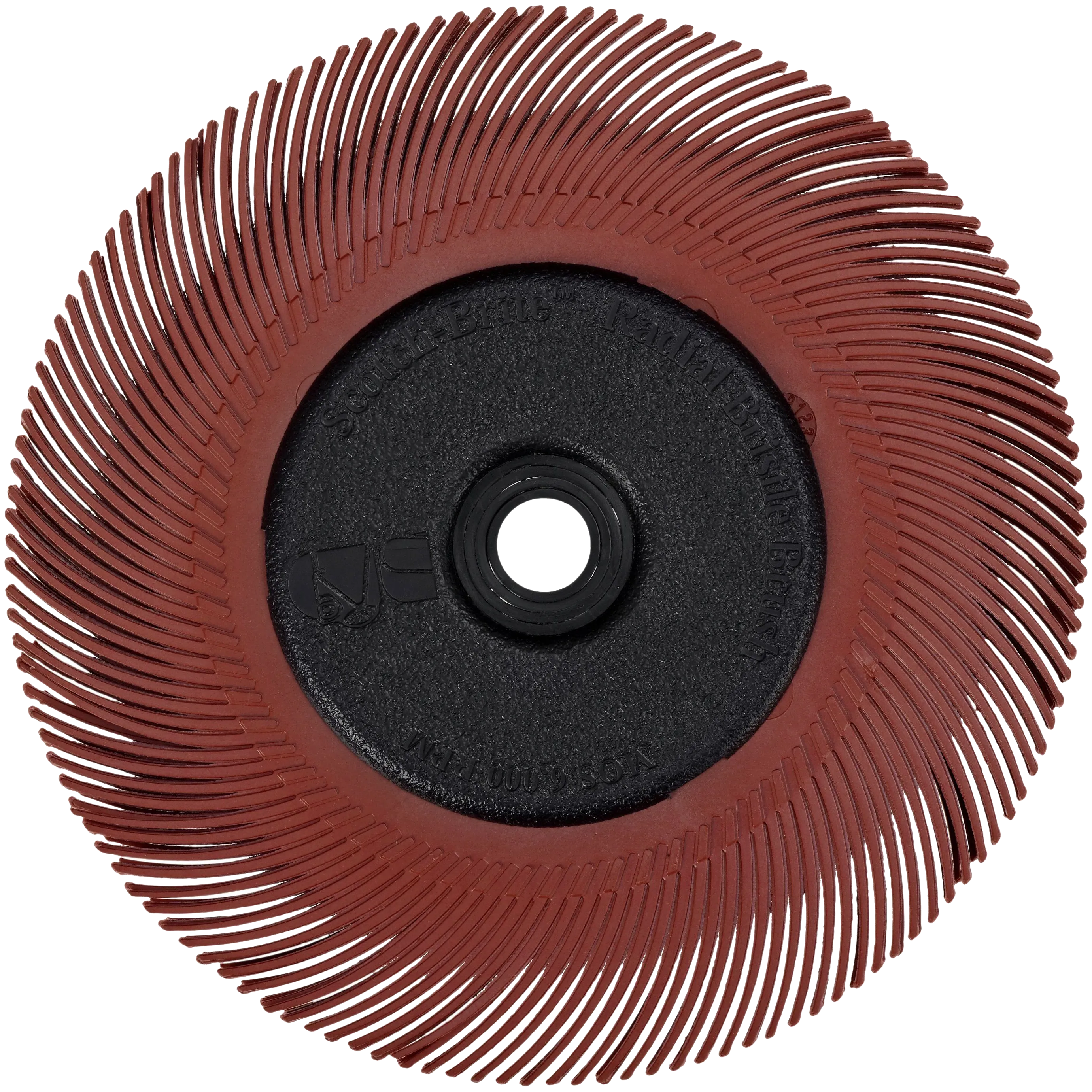 Bristle radialbørste BB-ZB type C P220 rød 150mm