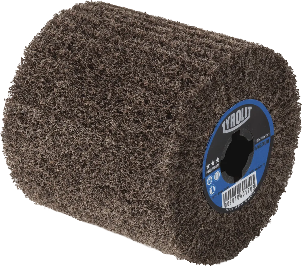 Sliperondell vlies 100×100×19,1 mm grov