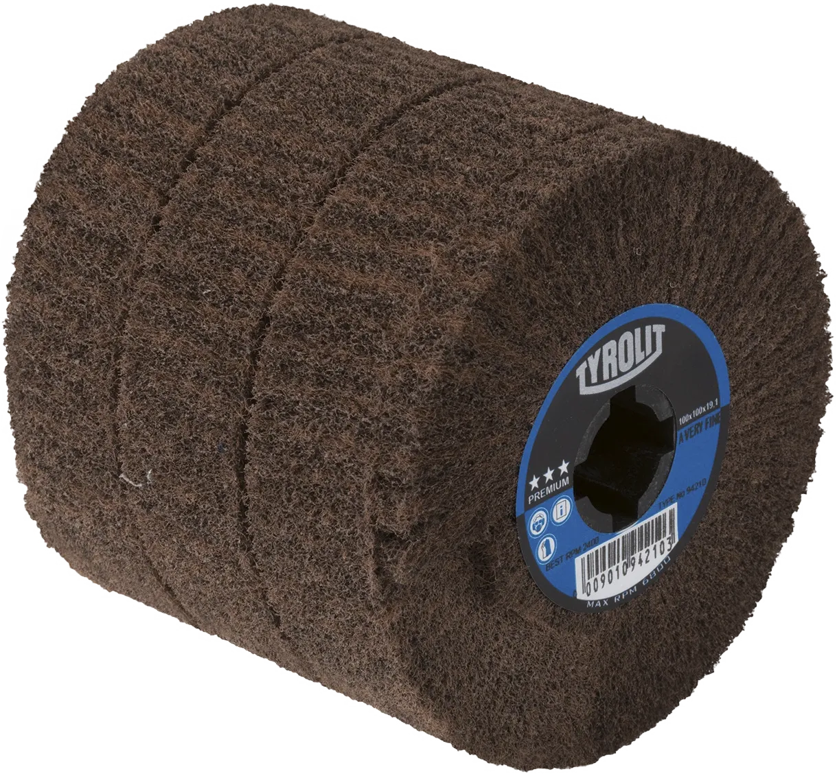 Sliperull fleece spiral 100×100×19,1 mm medium