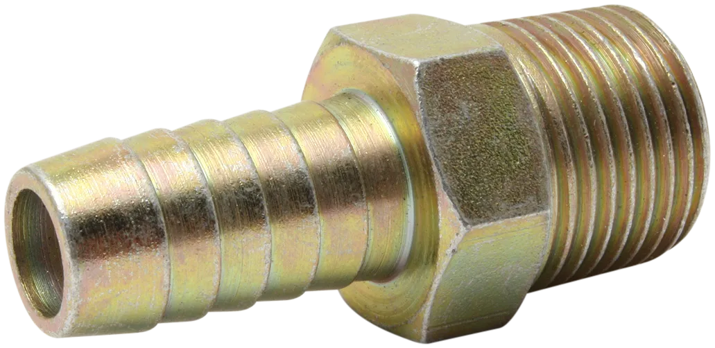 Slangestuds 1/2" udv. gevind × 1/2" 12 mm