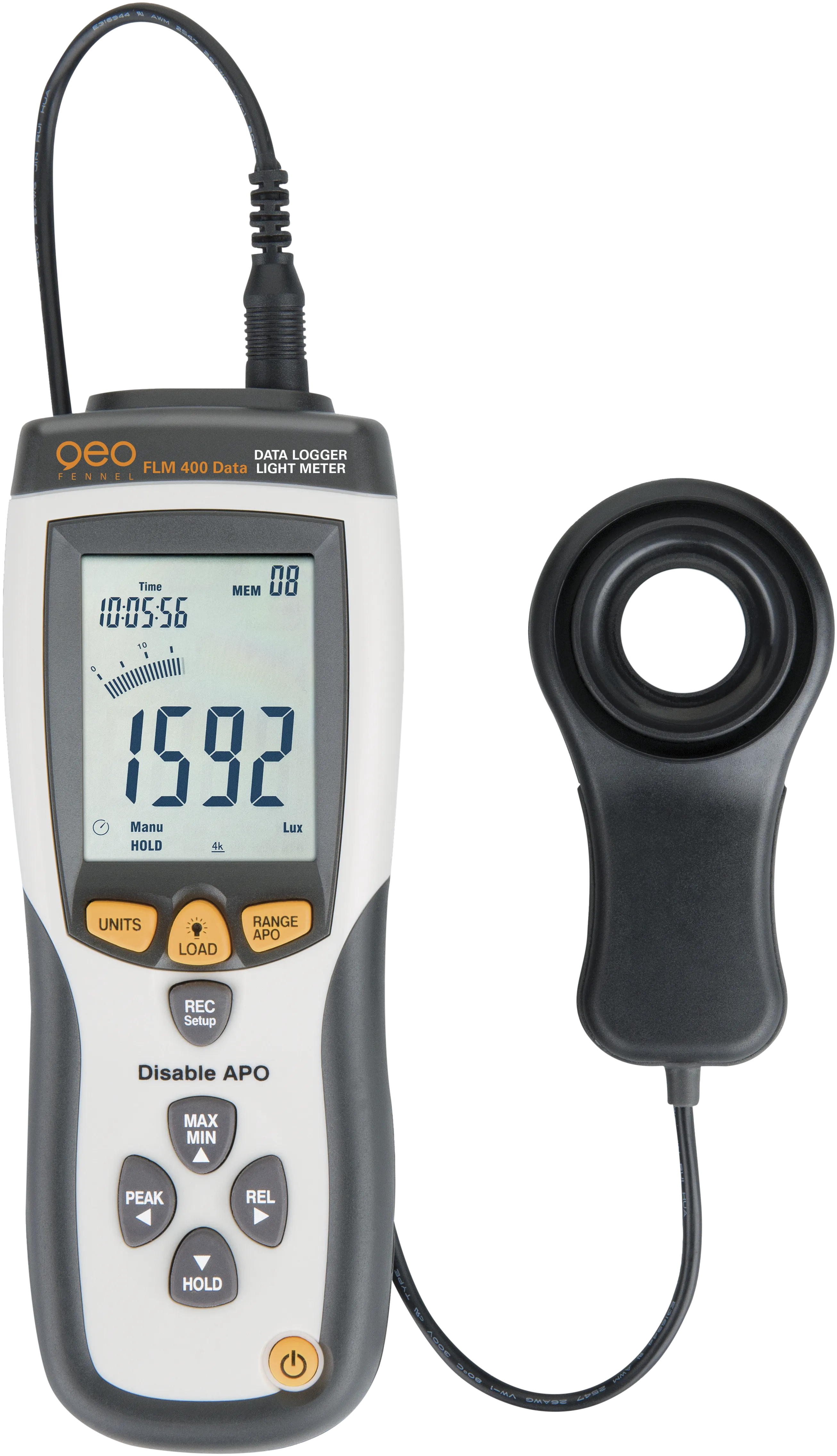 GF lysmåler FLM-400 Data