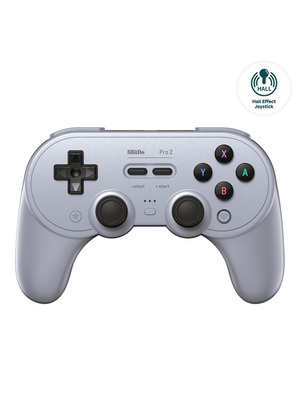 8BitDo PRO 2 (Hall Effect) - Grey - Wireless Controller - Android