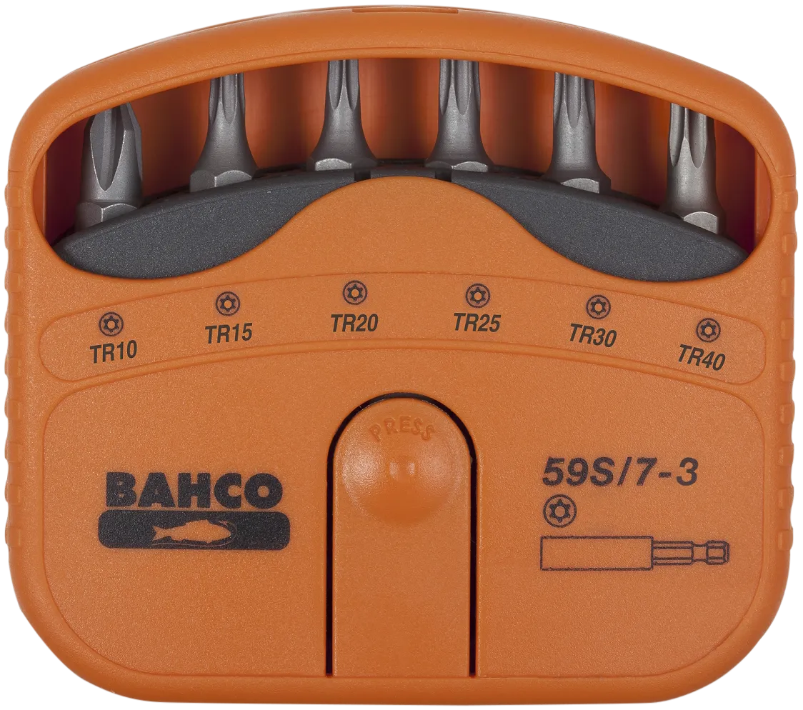 Bitssett 59S/7-3 TR10-TR40 7 deler