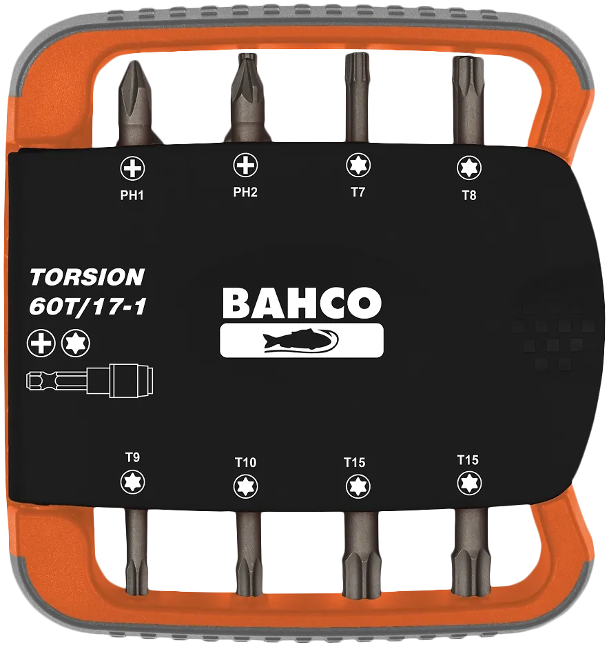 Bitssett 60T/17-1 torsjon 17 deler