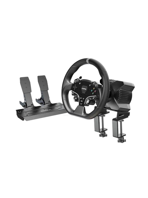 Moza Racing R3-pakke (R3 Base + ES Ratt + SR-P Lite to pedaler + bordklemme) - Wired Steering wheel & Pedal set - Microsoft Xbox One S