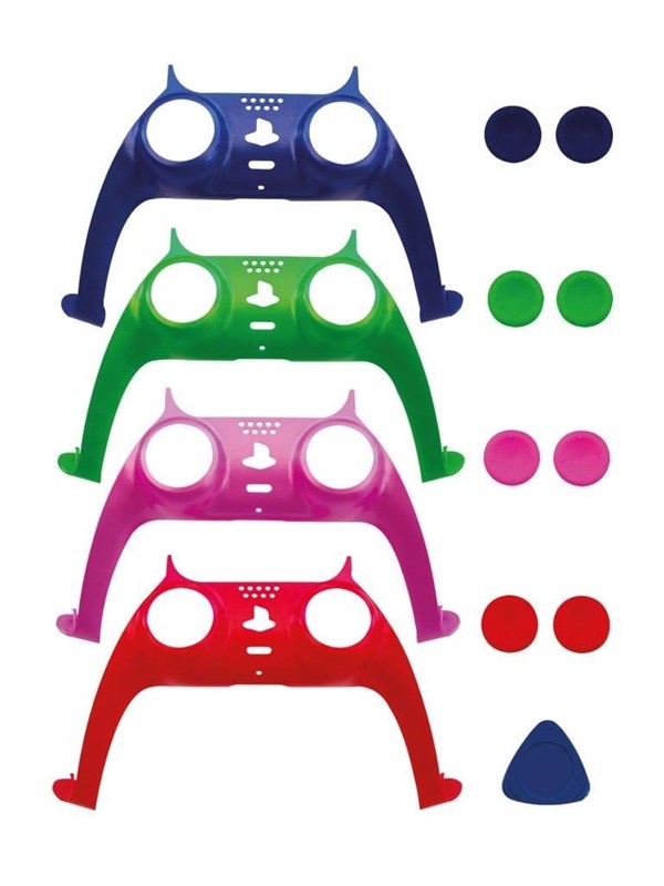 iMP TECH Controller Styling Kits - Faceplate and Thumb Grips x 4(White box) - Sony PlayStation 5