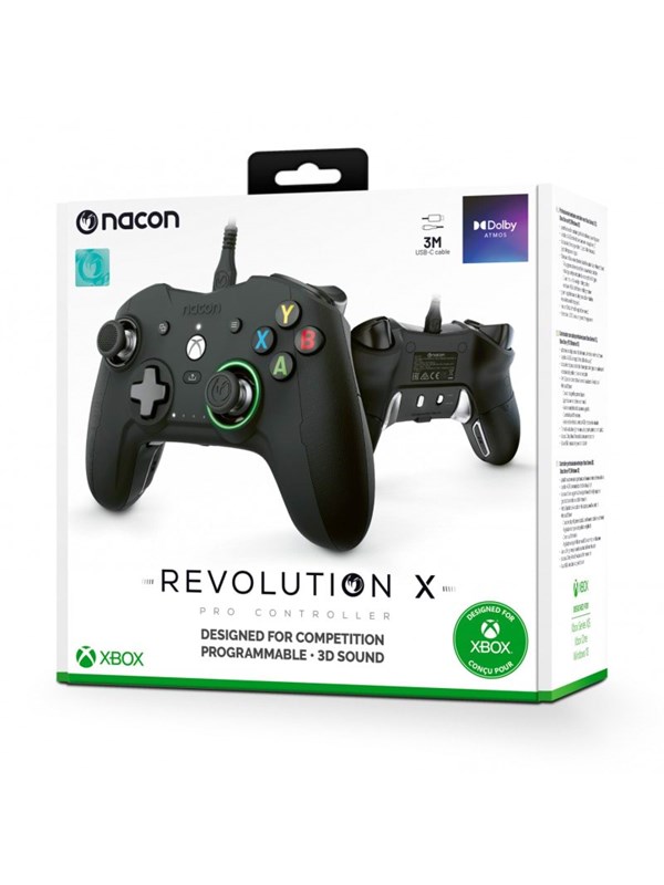 NACON Revolution X Pro Controller - Black - Wired Controller - Microsoft Xbox One