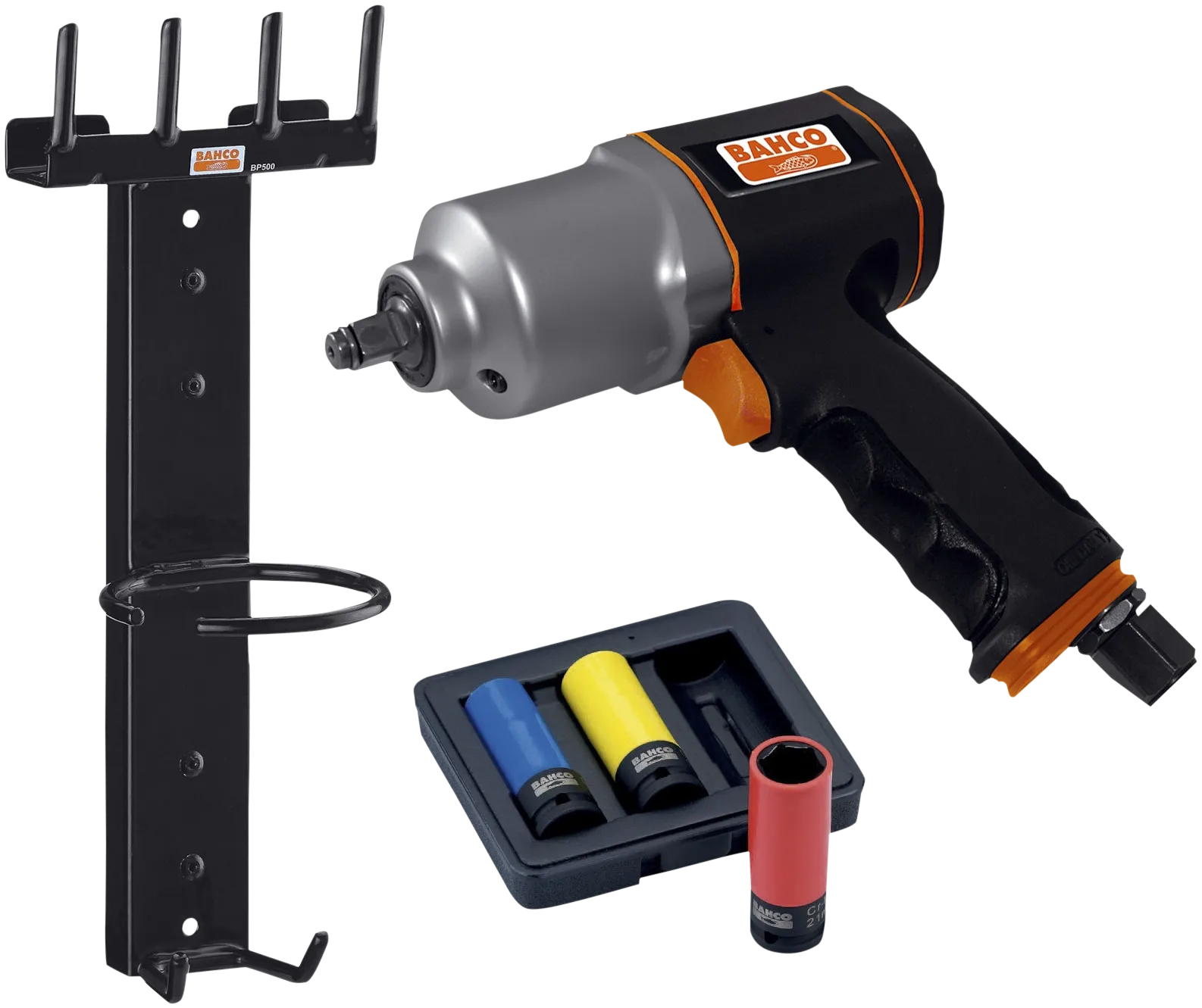 Pneumatisk slagtrekker 1/2" m/3 topper mv. BP815K2