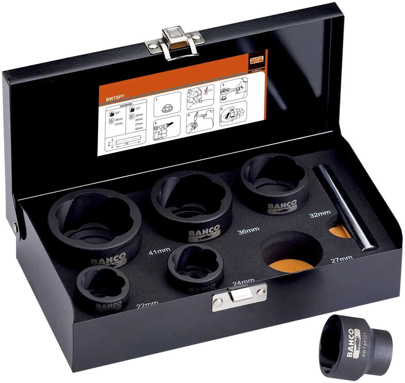 Vri toppsett 22-41mm BWTSP 7 deler