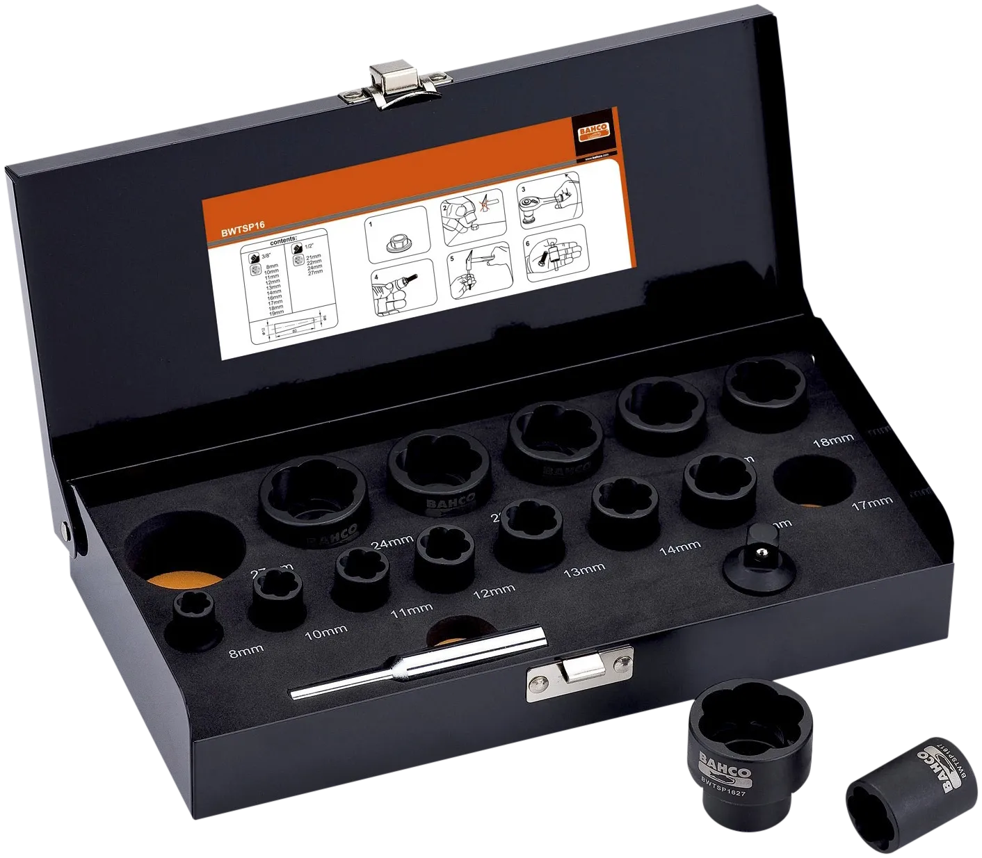 Vri toppsett 8-27mm BWTSP 16 deler
