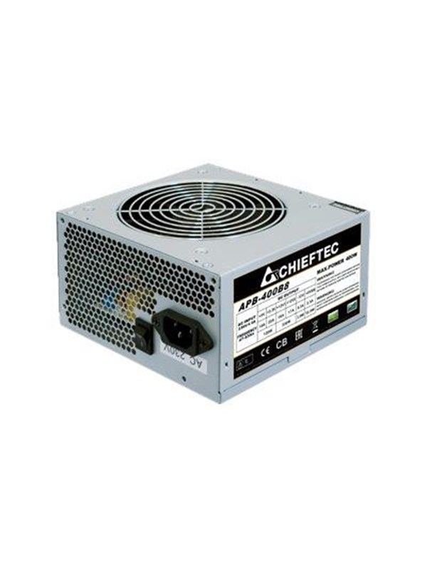 Chieftec VALUE SERIES Strømforsyning (PSU) - 400 Watt - 120 mm - ATX 2.3 - 80 Plus White sertifisert