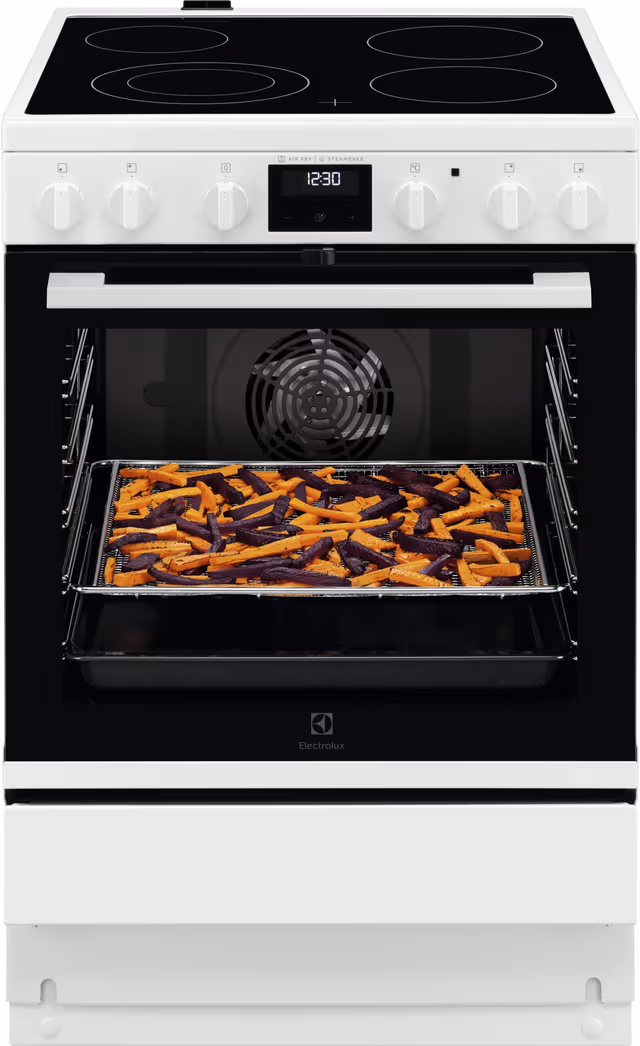 Electrolux komfyr keramisk LKR66440NW (59.6cm)