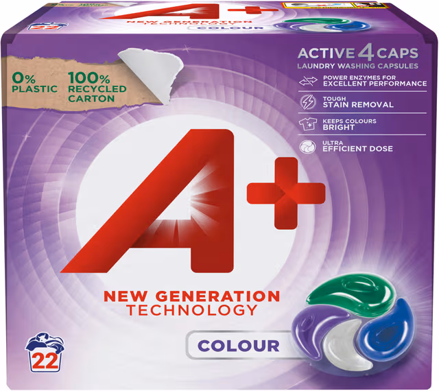 A+ Color Active 4 vaskekapsler