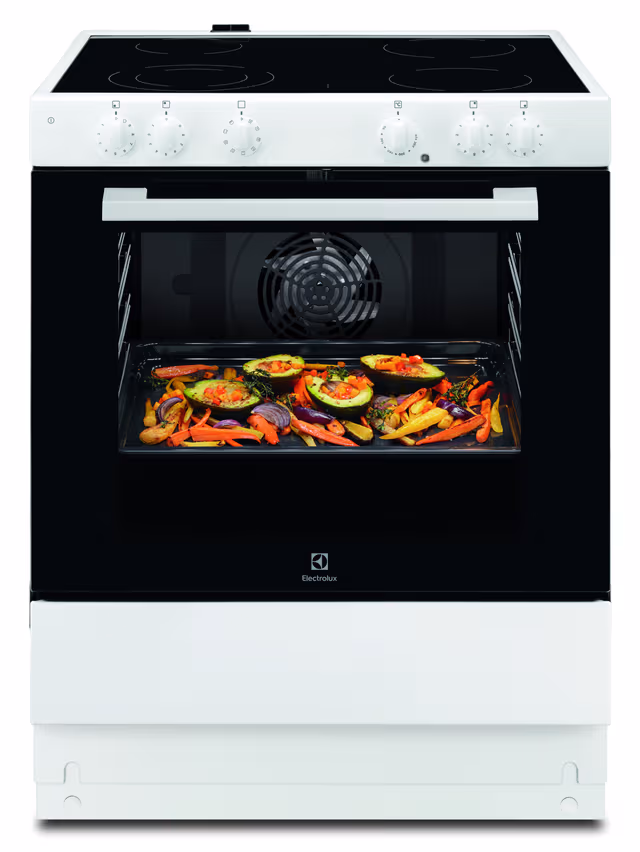 Electrolux komfyr keramisk LKC74000NW (69.6cm)