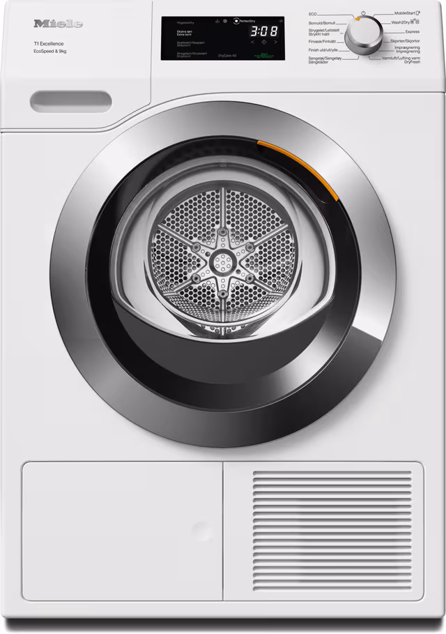 Miele Tørketrommel TEH795WP EcoSpeed (9kg)