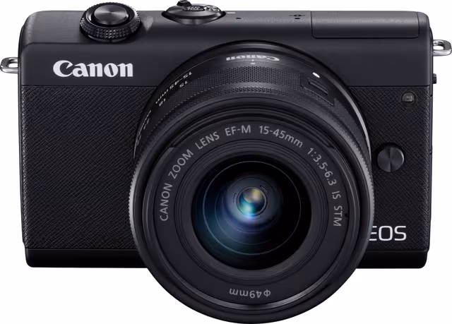 Canon EOS M200 BK M15 systemkamera + 15-45 mm objektiv