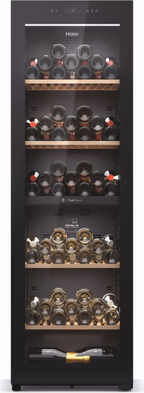 Haier HWS236GDEH1 Frittstående vin Svart