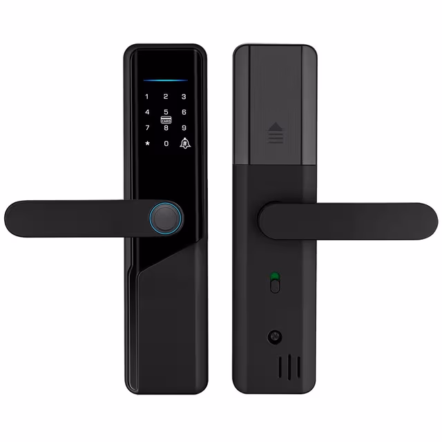 Elektronisk lås A1 Tuya WiFi fingeravtrykk smart dørlås dynamisk passord NFC