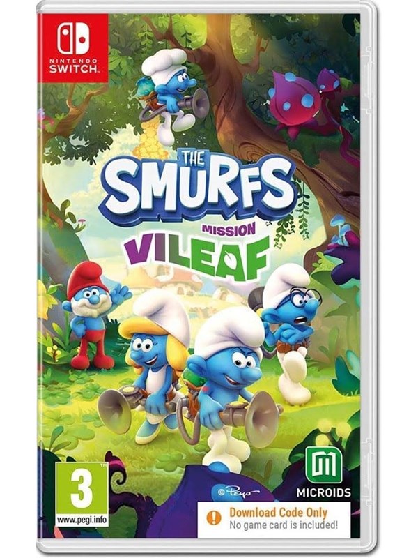 The Smurfs: Mission ViLeaf (Code in a Box) - Nintendo Switch - Platformer