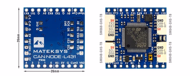 Mateksys AP_Periph CAN Node L431
