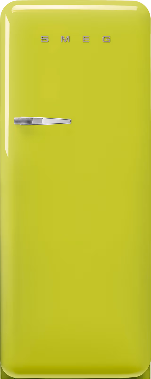 Smeg 50's style kjøleskap med fryser FAB28RLI5 (limegrønn)