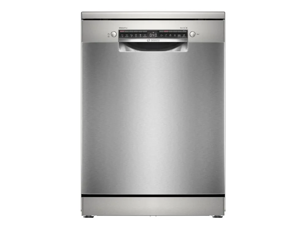 Bosch Serie 4 Frittstående Oppvaskmaskin SMS4EMI06E (Rustfritt stål/Sølv)