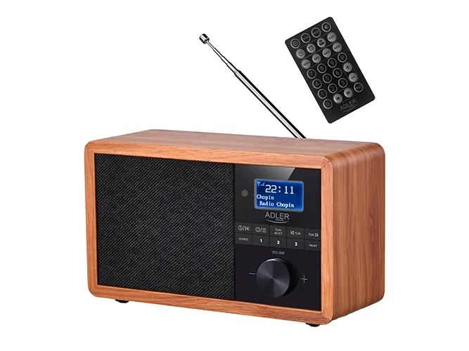 Adler Portable Radio ad 1184 Black/Brown
