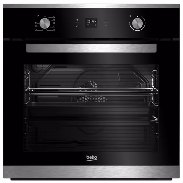 Beko bygg-inn stekeovn BIM253E0XP (sort/stål)