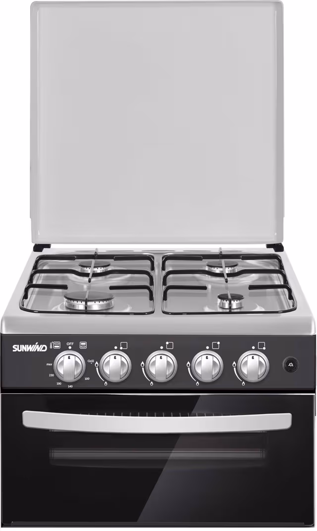 Bordkomfyr Cuisine Sort m/metallokk