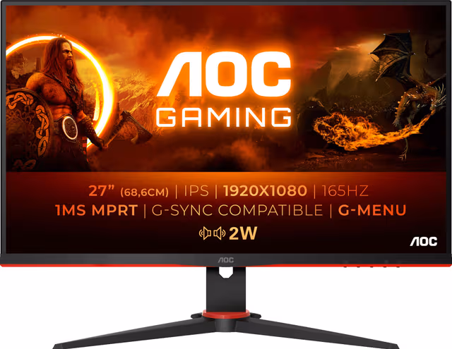 AOC 27G2SPAE/BK 27" gamingskjerm