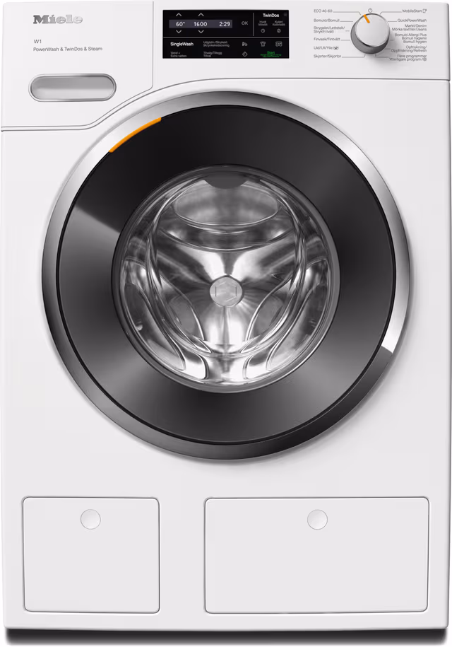 Miele Vaskemaskin WWJ880 WCS PWash&TDos&Steam (9kg)