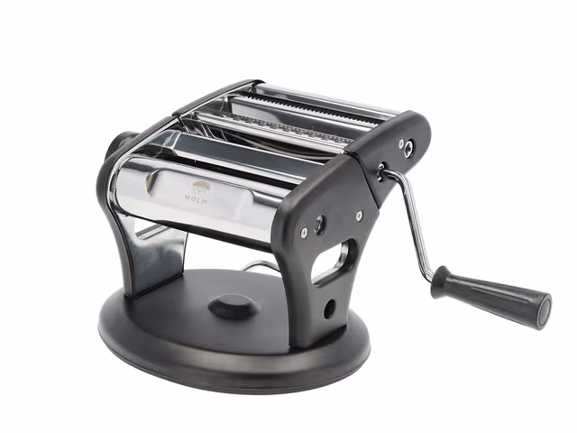HOLM Pasta machine 21 x 17,3 x 16 cm Steel/Black