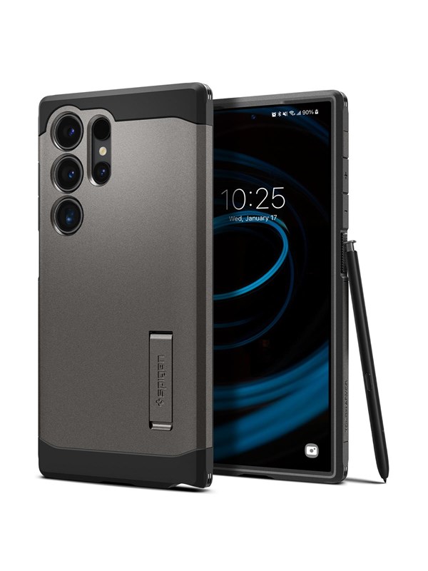Spigen Tough Armor - gunmetal - Samsung Galaxy S24 Ultra