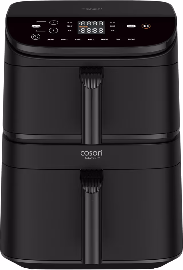 Cosori Turbo Tower airfryer KAAPAFCSNEU0244Y (sort)