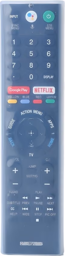 Beskyttende Silikonfjernkontrollveske for Sony ED050 TX100 TX200 TV-fjernkontroller Transparent