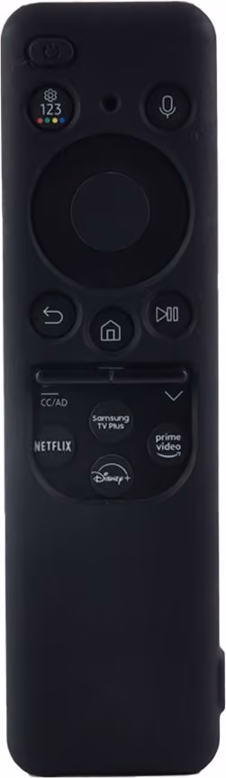 Silikonbeskyttelsesdeksel for Samsung BN59-01432/01436 Solfjernkontroll - Sklisikker og Støtsikker Black