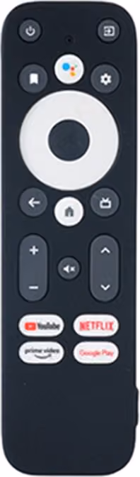 SILIKONBESKYTTELSESDEKSEL for Walmart onn ANDROID TV 2K FHDSTREAMING Fjernkontroll Black