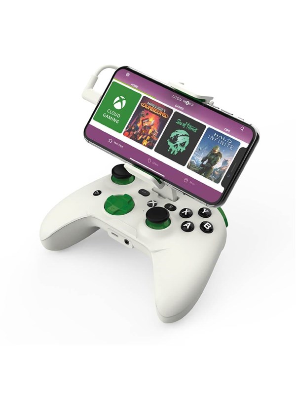 Riotpwr iOS Xbox Pro Cloud Gaming Controller White - Wired Tilbehør til spillkonsoll