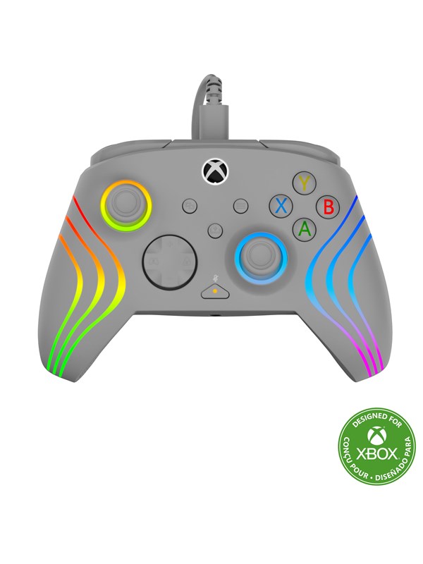 Turtle Beach Afterglow Wave - Grey - Wired Controller - Microsoft Xbox Series S