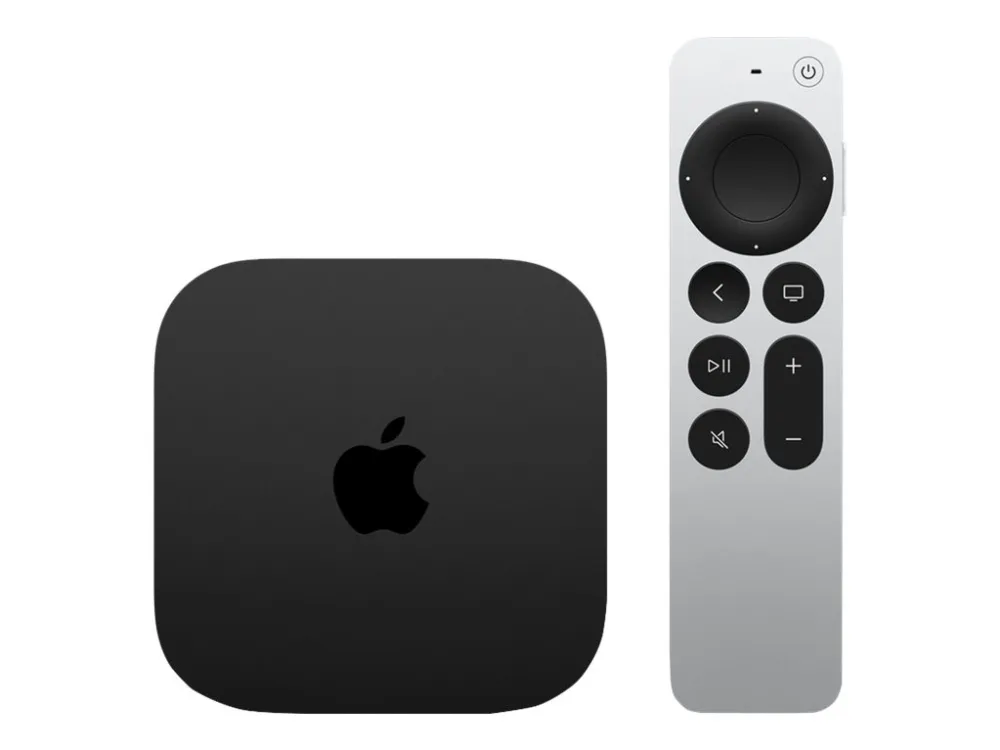 Apple TV 4K (Wi-Fi + Ethernet) - 3. generasjon - AV-spiller - 128 GB - 4K UHD (2160p) - 60 fps - HDR