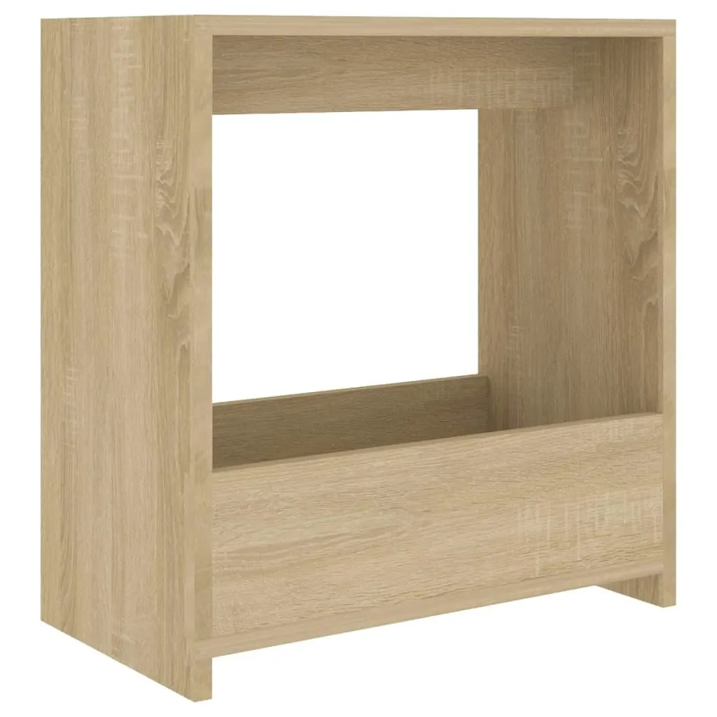 vidaXL Sidebord sonoma eik 50x26x50 cm sponplate