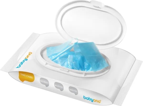 Babyono Vesker til brukte bleier BabyOno 1052, 100 stk.