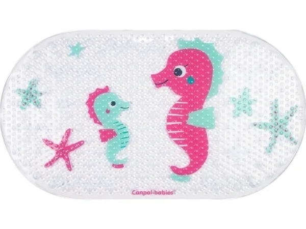 Canpolbabies lydisolerende badematte i badekar, LOVE&SEA, 69x38 cm 80/002