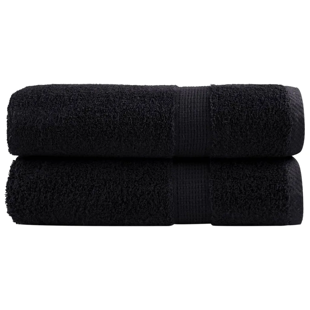 vidaXL Premium badehåndklær SOLUND 2 stk 100x150 cm 600 g/m2