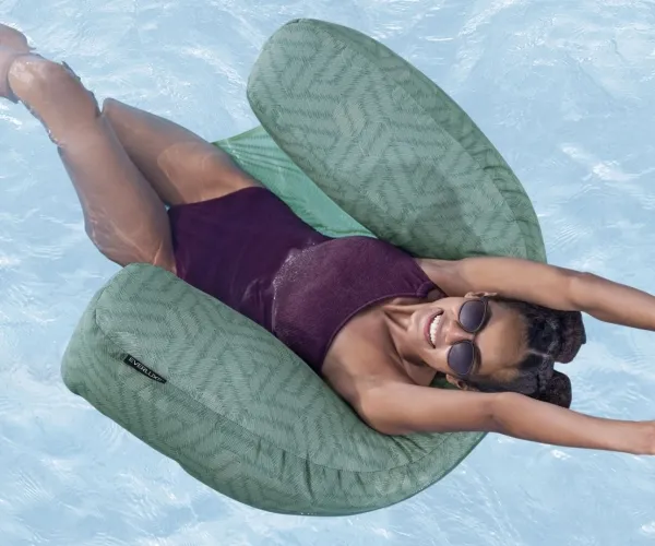 Everluxe luksus stoff bade-pool-nudel og lounge-nudel