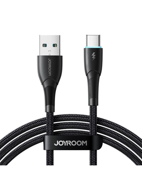 Joyroom  Starry Series SA32-AC3 3A USB-A / USB-C cable 1m - black